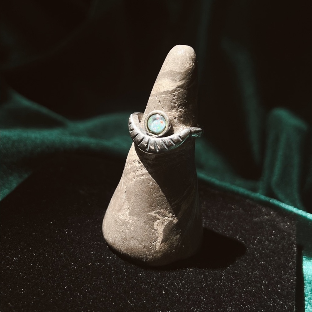 Silver Opal Ring - image 1